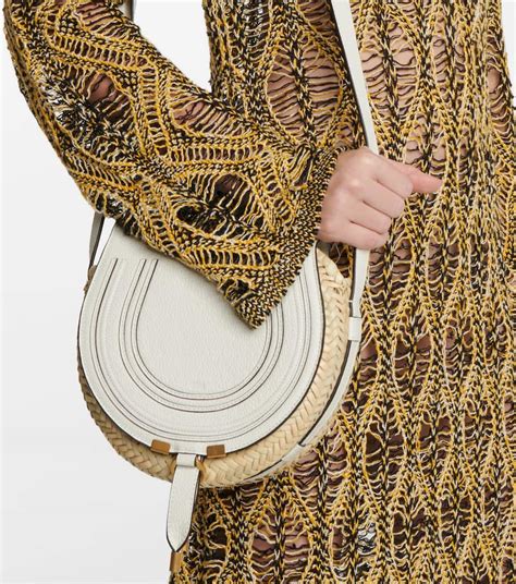 chloe marcie raffia basket|chloe raffia crossbody bags.